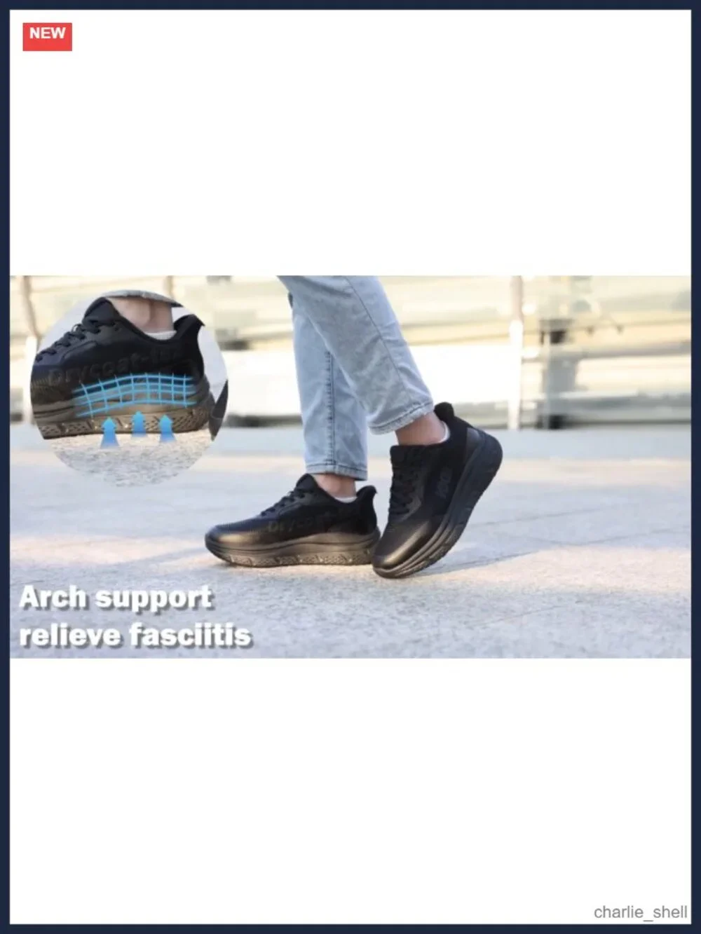 Men's Non Slip Waterproof Work Sneakers Arch Support Orthopedic Kitchen Chef